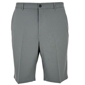 Roundtree & Yorke Performance Classic Fit Flat Front Tall Man Shorts Gray 44 NEW